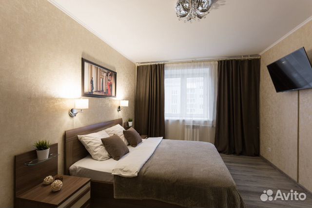 

1-к. квартира, 40 м², 2 кровати