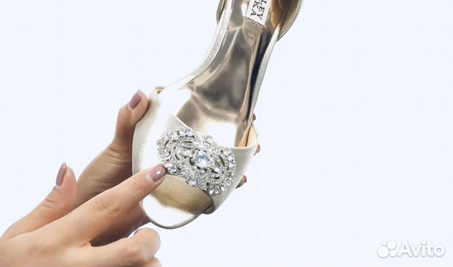 Badgley Mischka свадебные/вечерние туфли. Оригинал Badgley Mischka свадебные/вечерние туфли. Оригинал