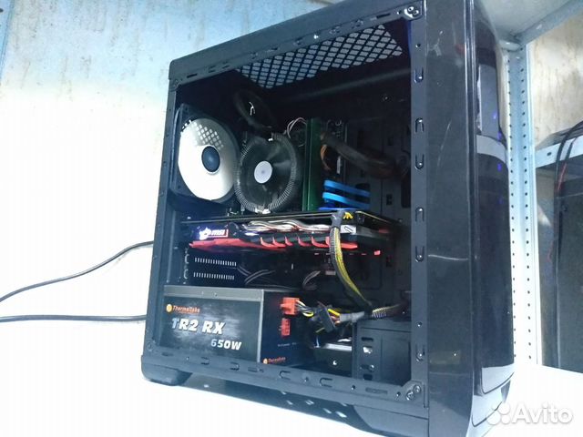 RX580-8 Core i3 9100 16gb игровой пк
