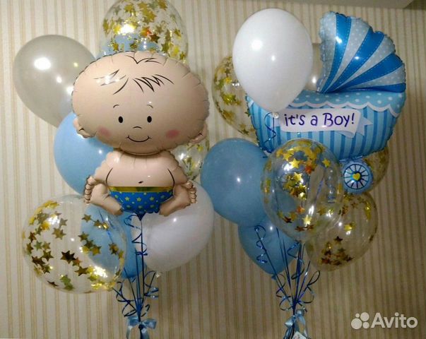 Шары с гелием для встречи из роддома Шары с гелием для встречи из роддома