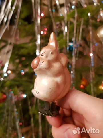 Винтажные фарфоровые и ёлочные игрушки