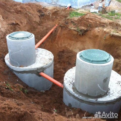 Септики водопровод копка траншей Септики водопровод копка траншей