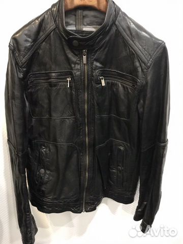 Кожаная куртка Massimo Dutti