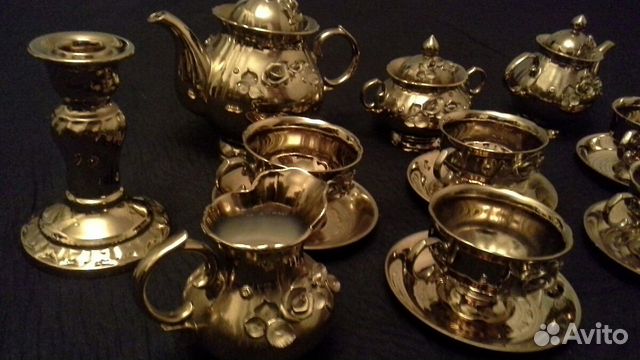 Сервиз чайный на 6 персон, новый Сервиз чайный на 6 персон, новый