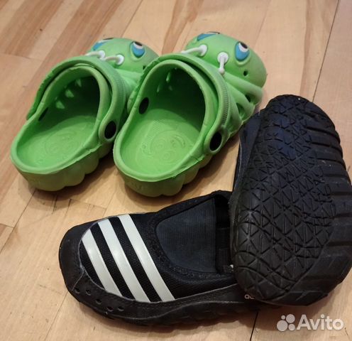 Тапки коралловые adidas