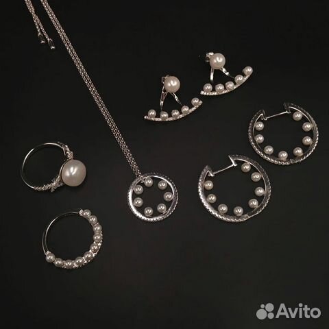 Серьги кольцо цепь apm Monaco