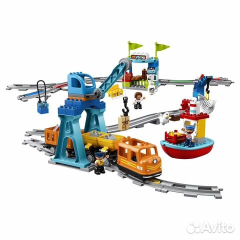 Конструктор lego duplo Town Грузовой поезд (10875) Конструктор lego duplo Town Грузовой поезд (10875)