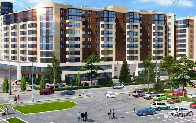 2-к квартира, 64.2 м², 2/10 эт.