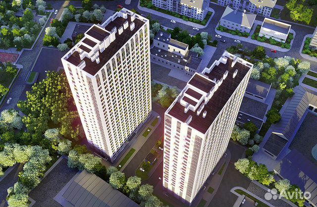 2-к квартира, 39.8 м², 5/27 эт.