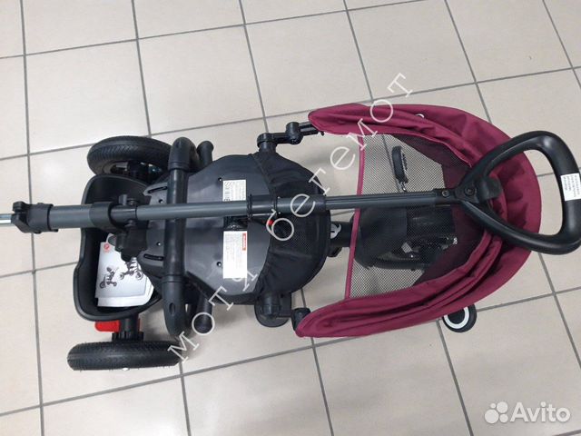 Детский трехколесный велосипед-трость Бордо