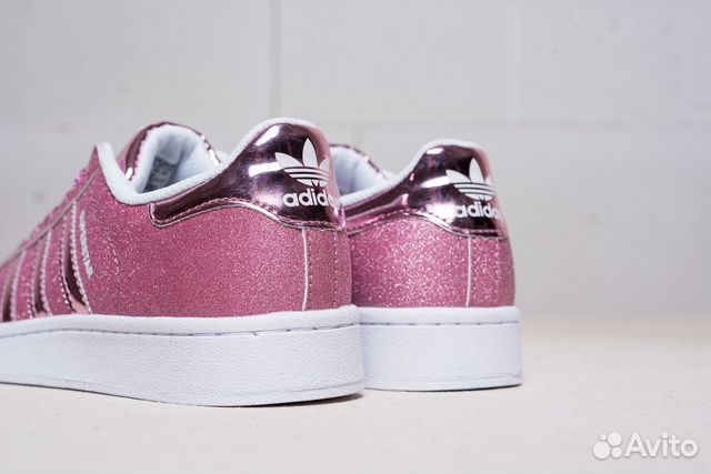Кроссовки Adidas Superstar розовые