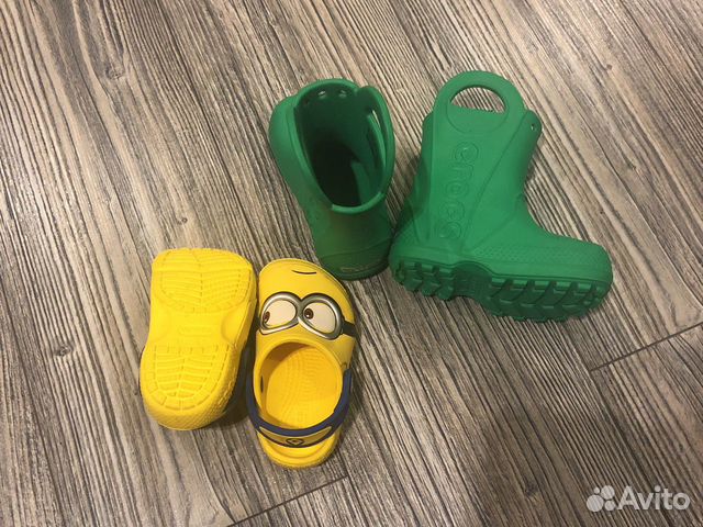 Crocs сапоги детские