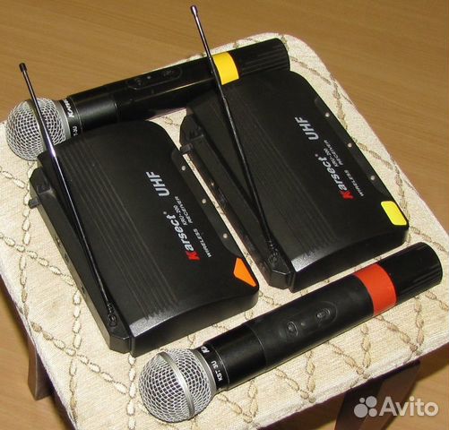 Микрофоны Karsect Pro 2шт вокальные радио KRU200