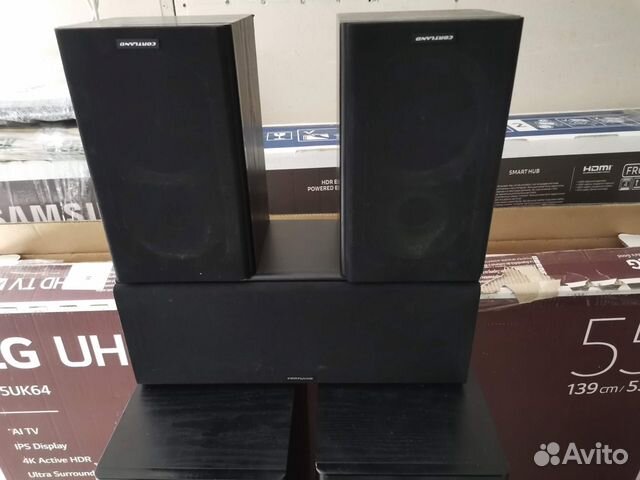 Акустика cortland S-250 BL, 5.0 канала Акустика cortland S-250 BL, 5.0 канала