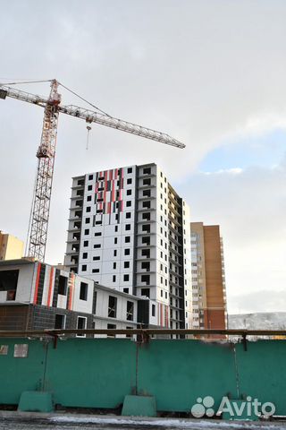 1-к квартира, 45.6 м², 3/17 эт.