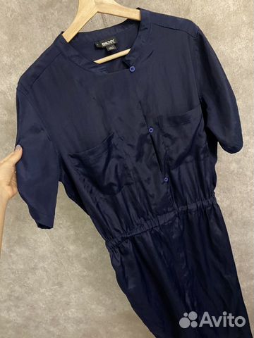 Шелковое платье dkny
