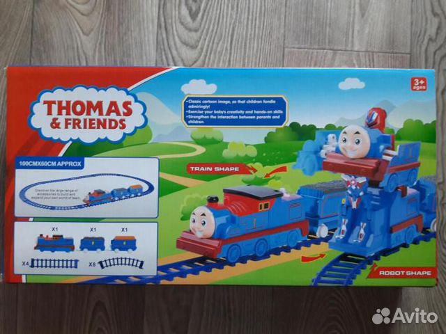 Игровой набор Железная дорога Томас трансформер
