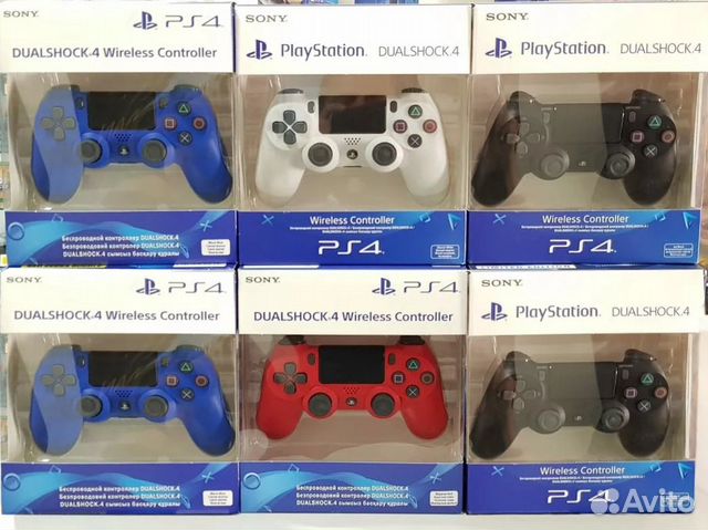 Геймпады PS4 оригинальные Dualshock 4 ver2 новые Геймпады PS4 оригинальные Dualshock 4 ver2 новые