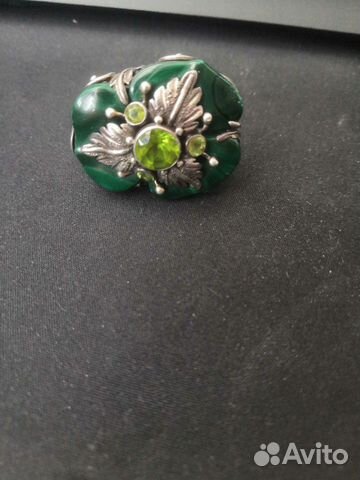 Серебряная серьги и кольцо ручной работы