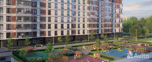 1-к квартира, 44.5 м², 6/12 эт.