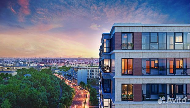 1-к квартира, 41.3 м², 2/12 эт.