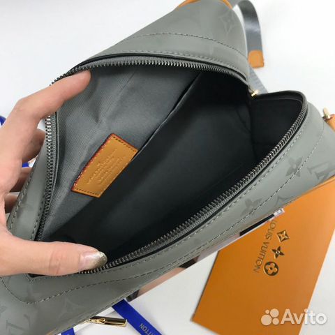 Сумка Louis Vuitton Titanium Monogram серая