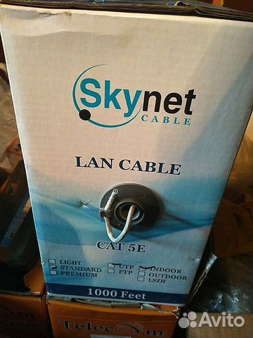 Кабель UTP Cat 5e 4-пары