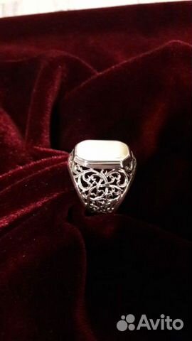 Печатка серебряная 925
