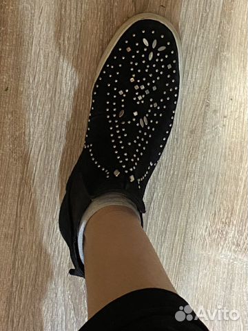 Слипоны Zara кеды натуральная замша Слипоны Zara кеды натуральная замша