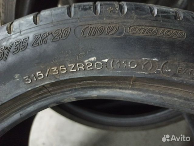 315/35/20 Michelin одна штука 315/35/20 Michelin одна штука