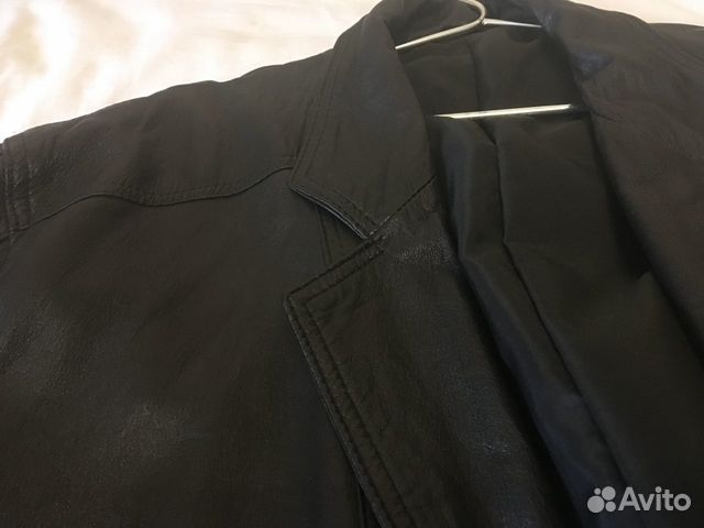 Настоящий новый кожаный плащ из 90-х Настоящий новый кожаный плащ из 90-х