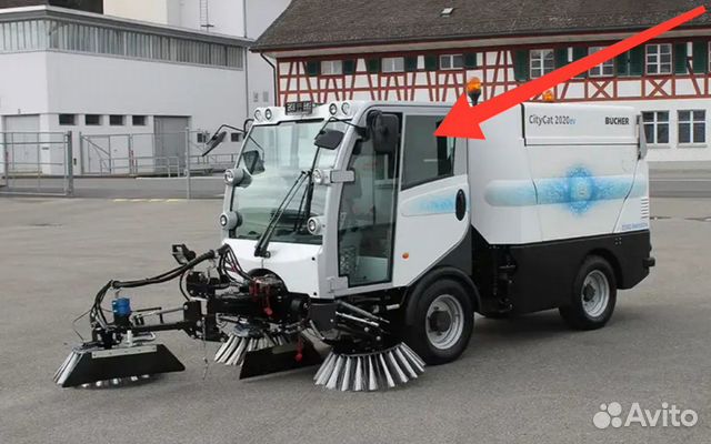 Стекло дверное левое форточка для Bucher Стекло дверное левое форточка для Bucher