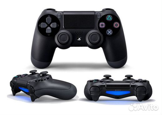 Беспроводной джойстик для Playstation 4 Черный
