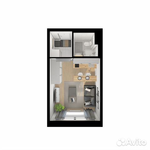 Студия, 19.8 м², 4/22 эт.