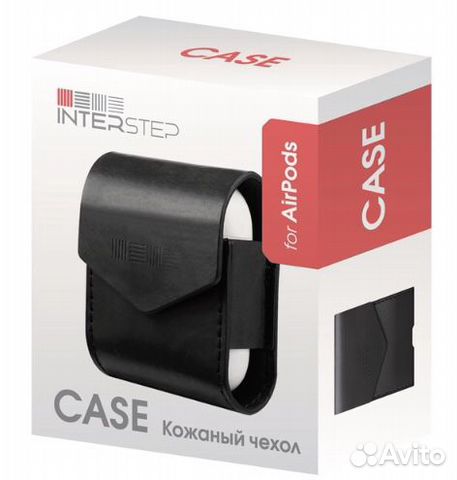 Продам новый чехол для AirPods InterStep черный