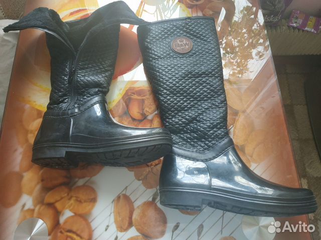 Сапоги резиновые жен.утепленные,39 р