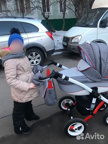 Коляска 3в1 Adamex Barletta