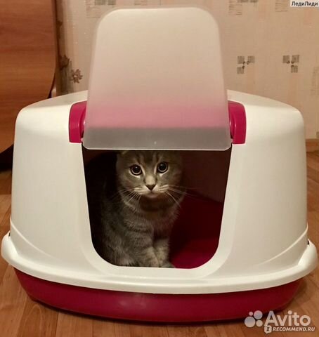 Угловой туалет для кошек Moderna Угловой туалет для кошек Moderna