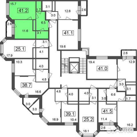 1-к квартира, 38.6 м², 5/7 эт. 1-к квартира, 38.6 м², 5/7 эт.