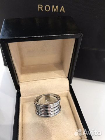 Золотое кольцо bvlgari b zero1