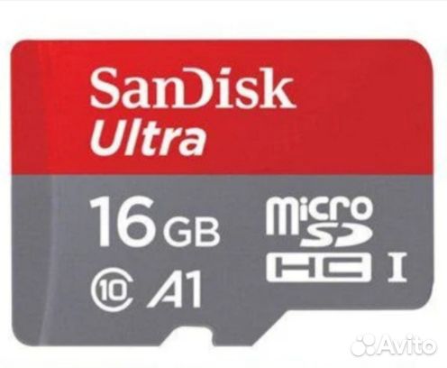 Карта памяти MicroSD SanDisk 16 Gb новая оригинал Карта памяти MicroSD SanDisk 16 Gb новая оригинал