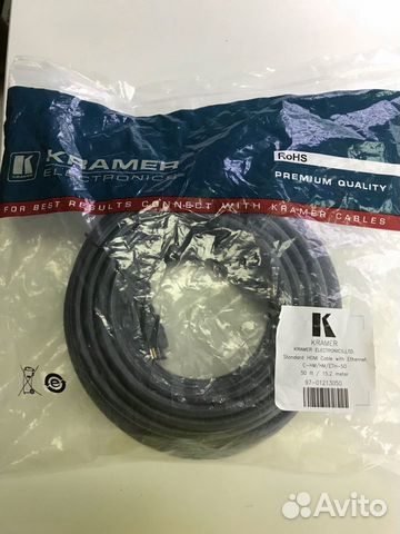 Hdmi кабель Kramer c-hm/hm/eth-50 15.2 метра