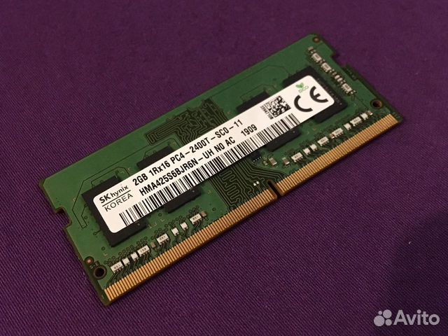 DDR4 sodimm 2Gb PC4-2400