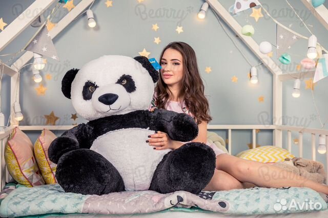 Плюшевый мишка Панда 140 см Премиум
