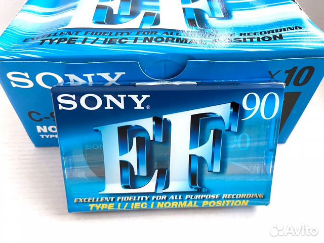 Аудиокассеты кассеты Sony EF 90 - Normal - 2