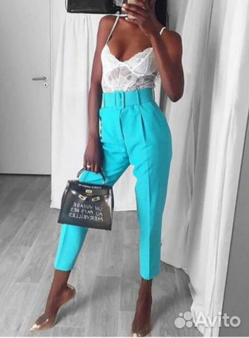 Новые брюки с поясом Zara Новые брюки с поясом Zara