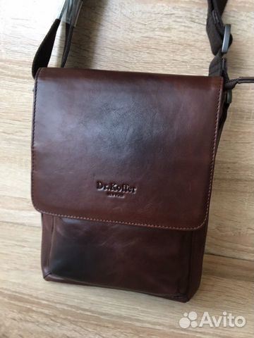 Мужская сумка из натуральной кожи