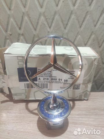 Эмблема на капот Mercedes значок Эмблема на капот Mercedes значок