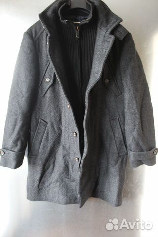 Пальто/Бушлат Zara Man Серый Пальто/Бушлат Zara Man Серый