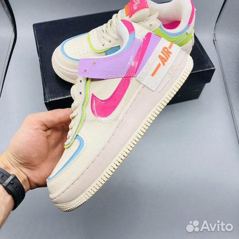 Кроссовки Nike Air Force 1 Low Shadow цветные Кроссовки Nike Air Force 1 Low Shadow цветные